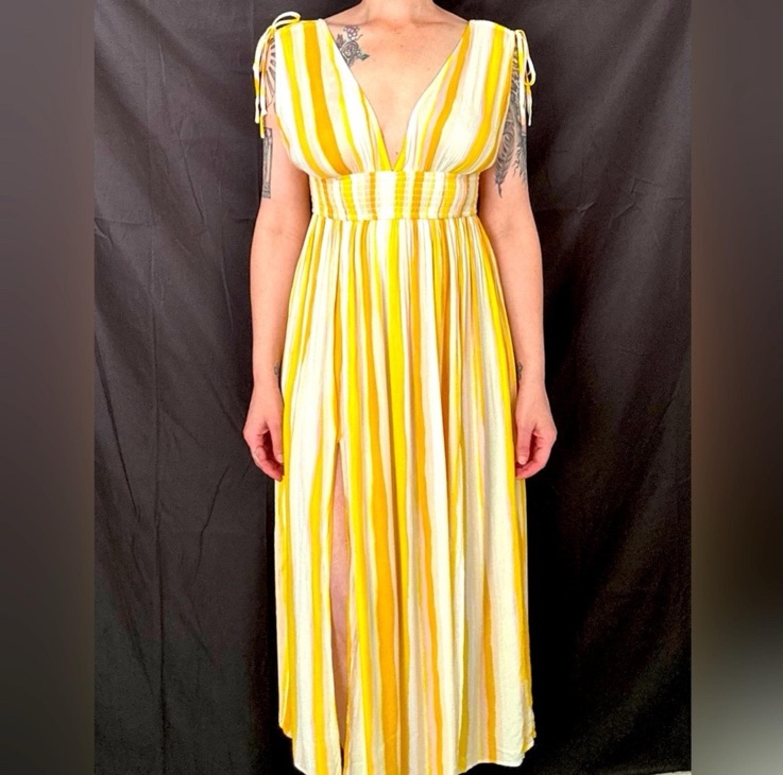 Dress Forever21 New Double Slit Front S