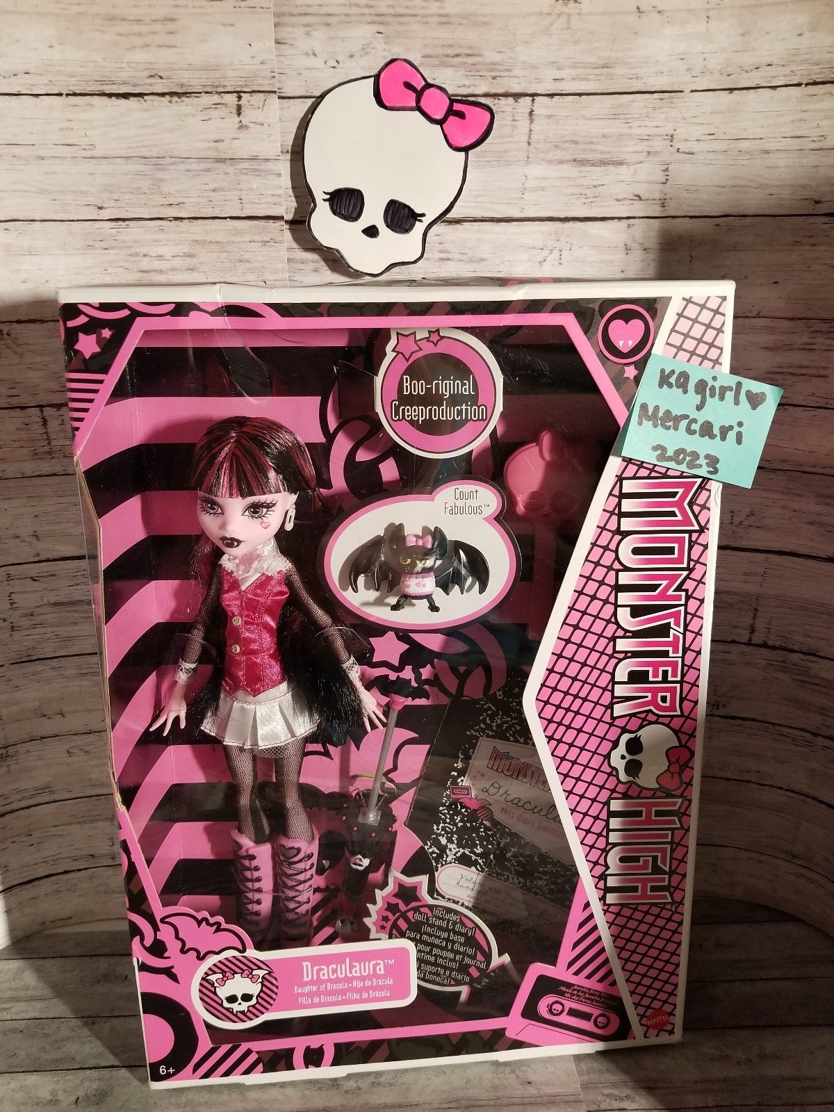 ⭐NIB⭐Monster High shops Boo-Riginal Creeproduction Draculaura doll