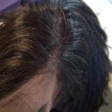 human hair lace front wig
