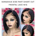 human hair lace front wig