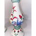 Sally Eckman Roberts Botanical Floral Painted Candle Stick Holders