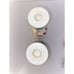 Sally Eckman Roberts Botanical Floral Painted Candle Stick Holders
