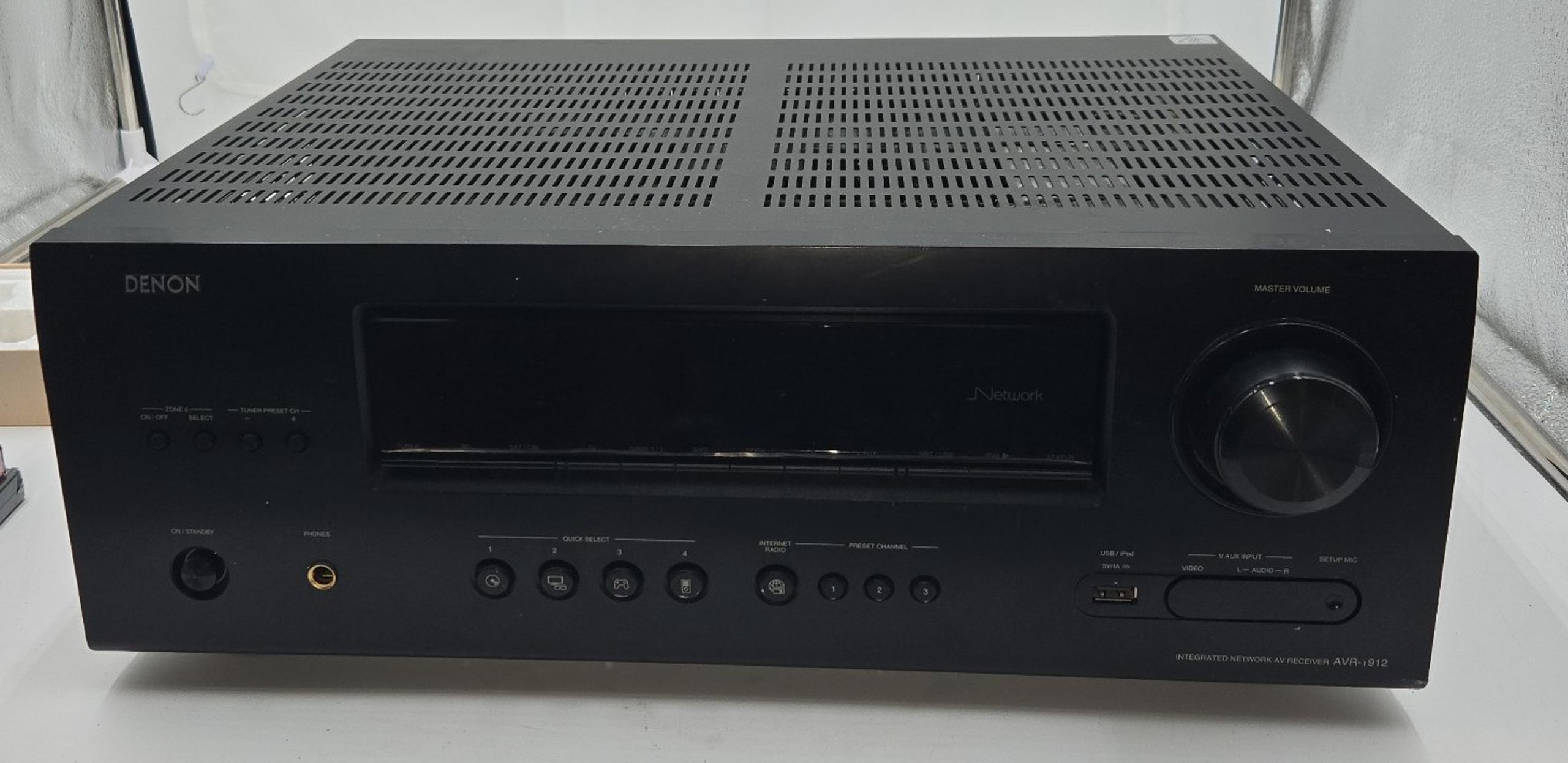 Denon AVR-1912 Integrated Network AV Receiver - No Remote/ Tested