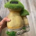Mushroom Garden Statues with Solar Outdoor Light, Cute Flocked Fairy House