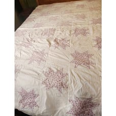Vintage star quilt, homemade 1950's or 60's