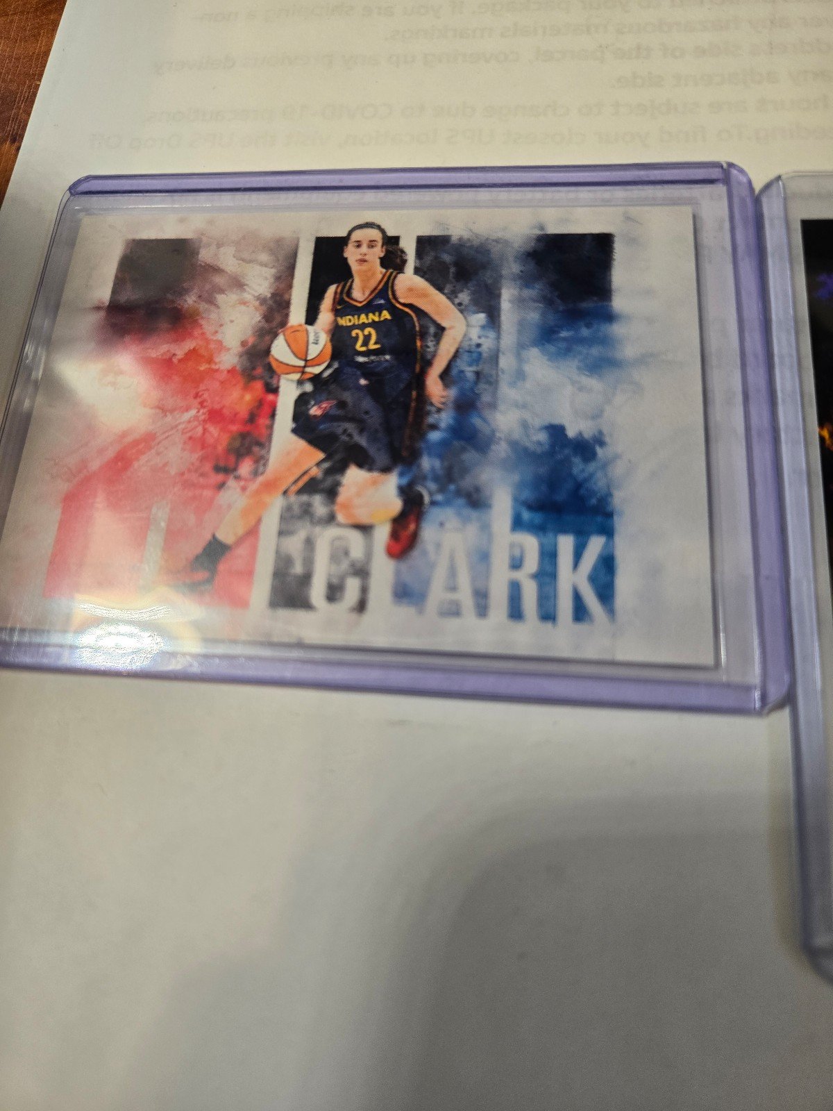 Caitlin clark #23 1/10 art card John Rudolph Signed & Clark 1/1 WNBA SUPER STAR