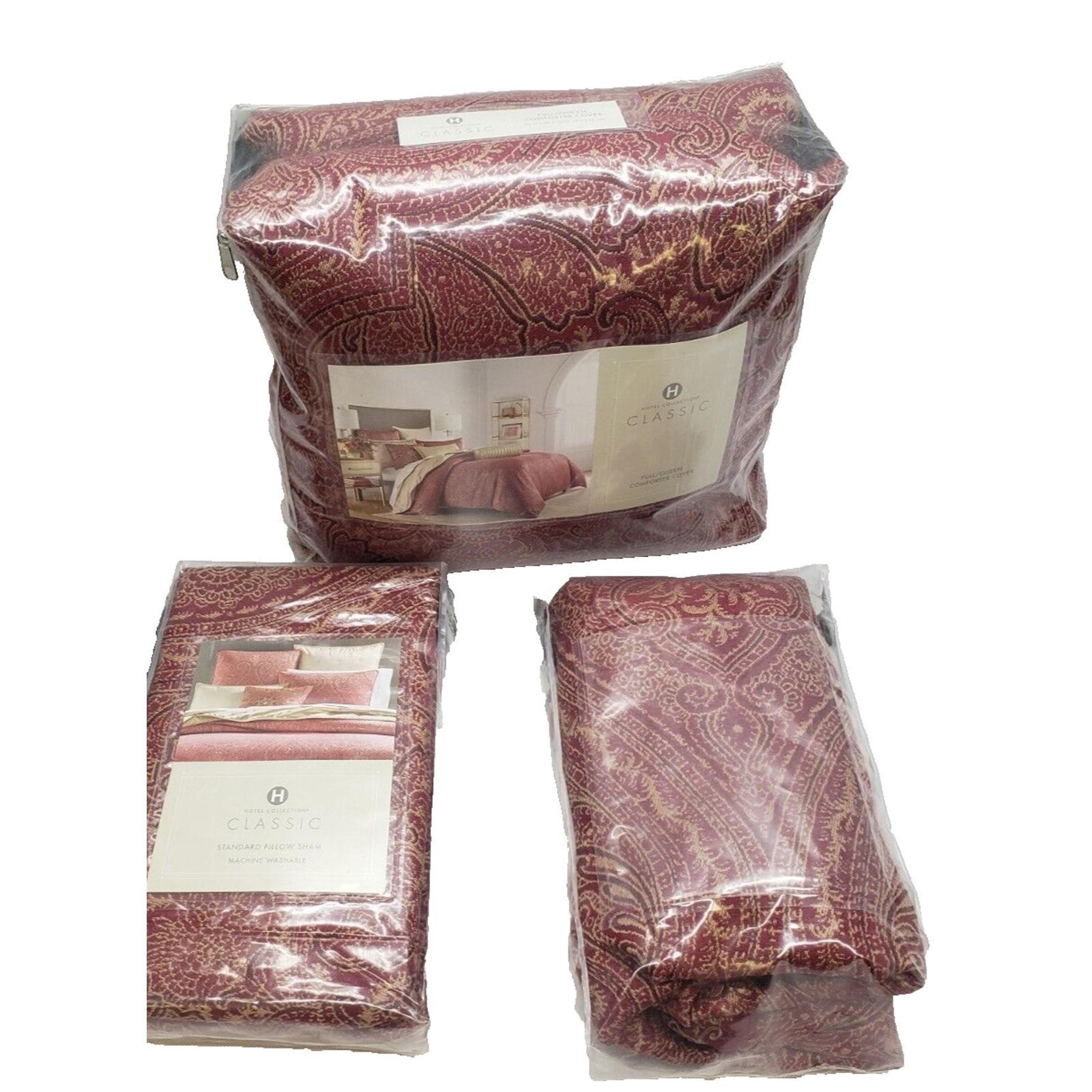 Hotel Collection Classic Regal Paisley Full/Queen Duvet Cover & Shams Set