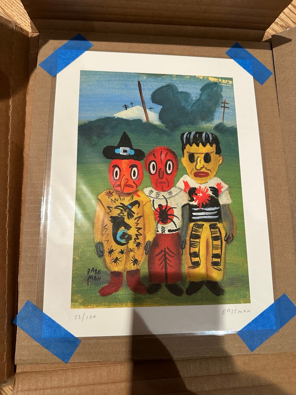Gary Baseman the bad 13 monster gang print