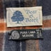 Bear & Beech Scarf Wrap Italian 100% Wool Multicolor Plaid Fringe 60X14 Unisex