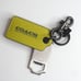 COACH Bottle Opener Key Fob Soft Pebble Leather Key Lime/Army Green 3x1.5 C6707