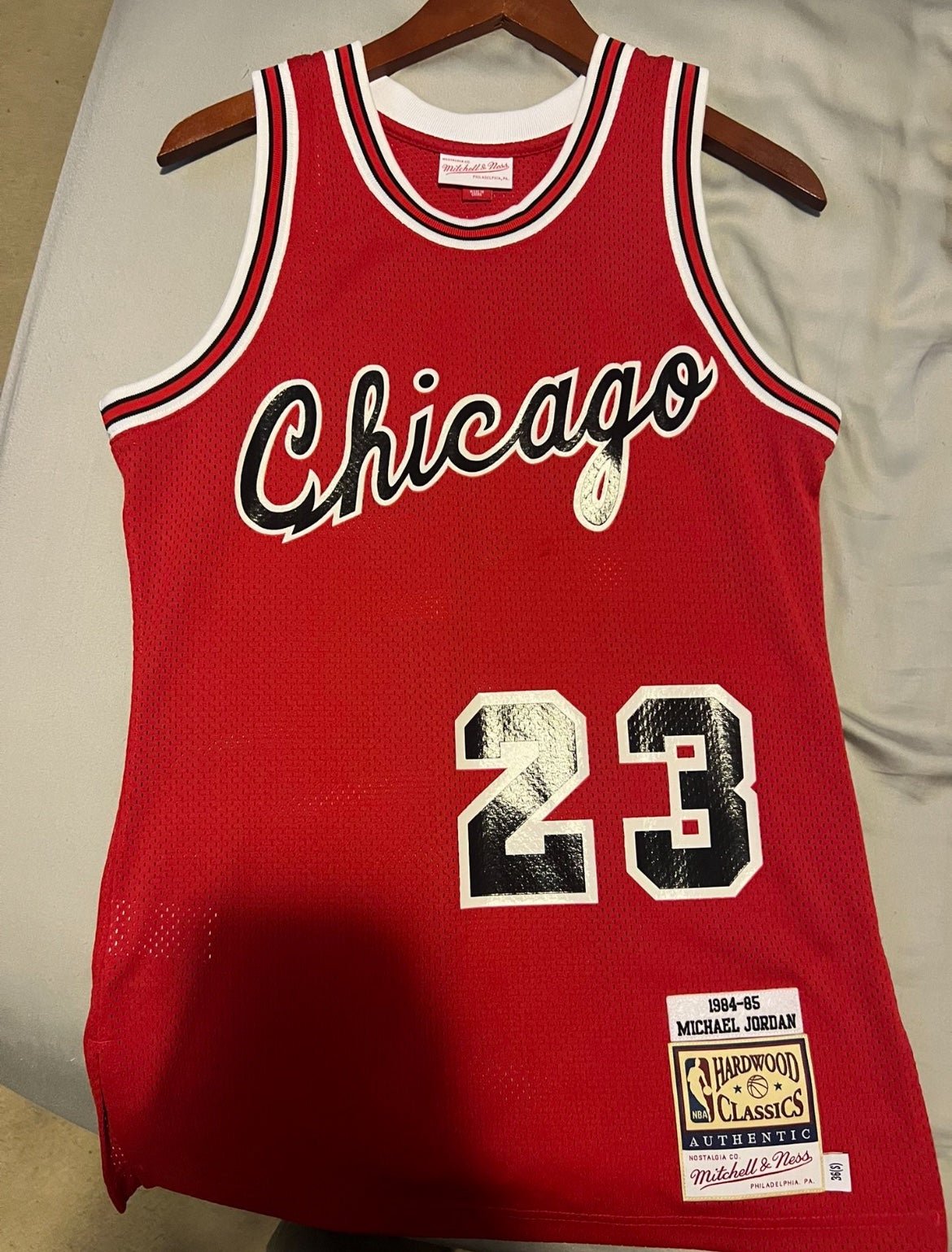 Michael Jordan Mitchell and ness jersey