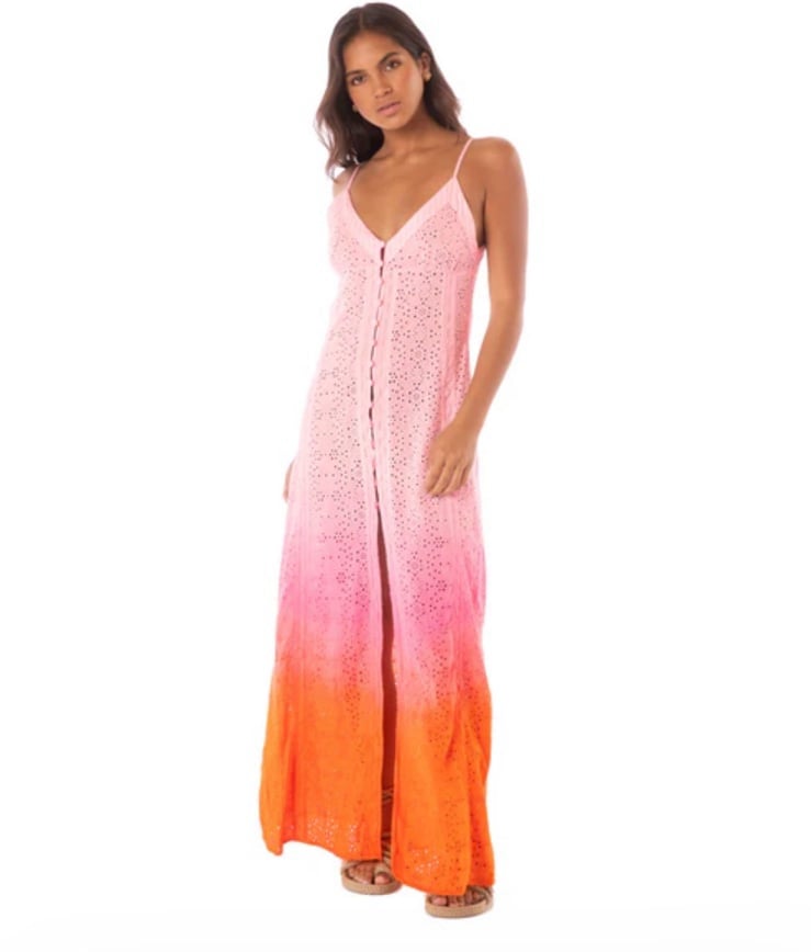 Pink Canvas Elowen Long Dress Maaji Medium