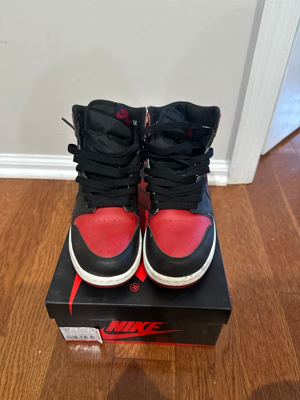 Jordan 1 Retro Bred Banned 2016 GS SIZE 6.5