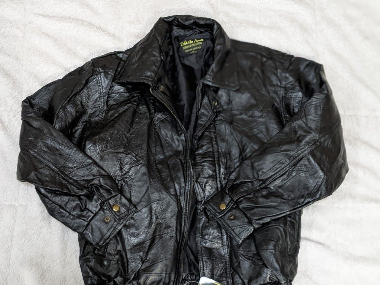 Roberta Amee Genuine Leather Jacket Designers Collection M