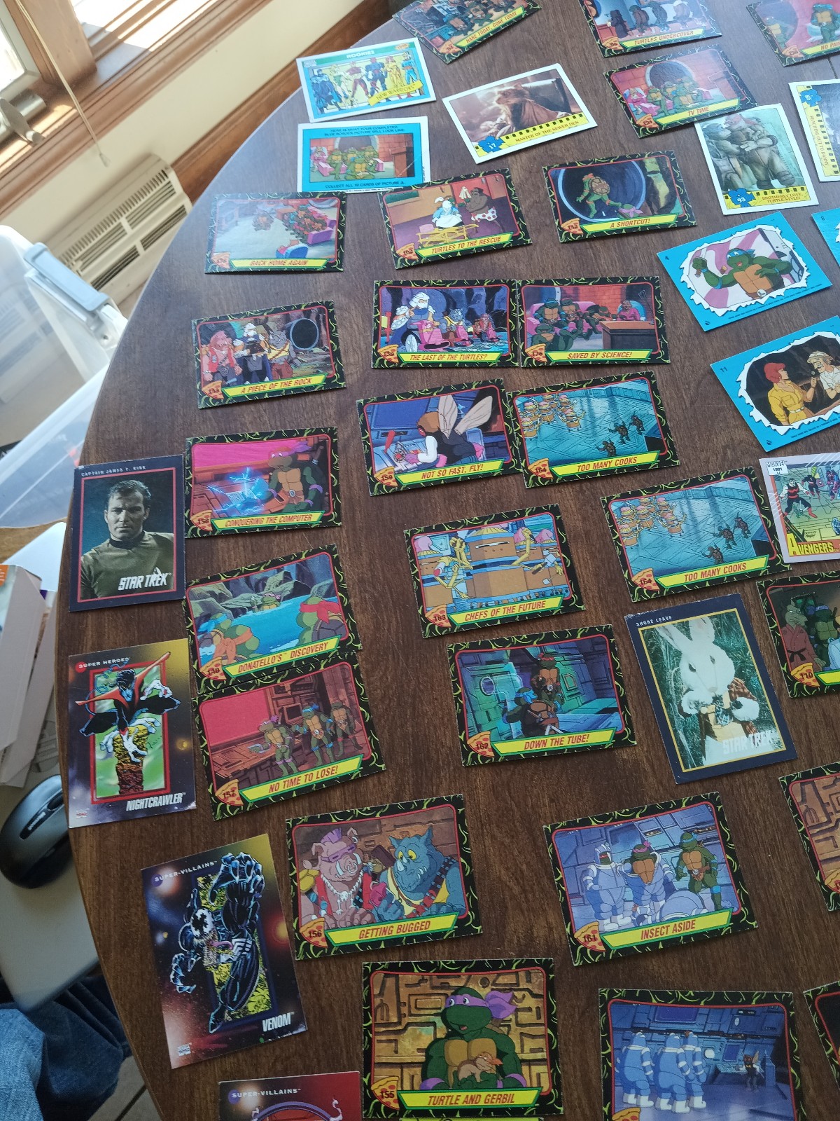Teenage mutant ninja turtles cards and stickers