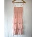 CAPULET Quinn Pink and White Gingham Chiffon Midi SIZE XS