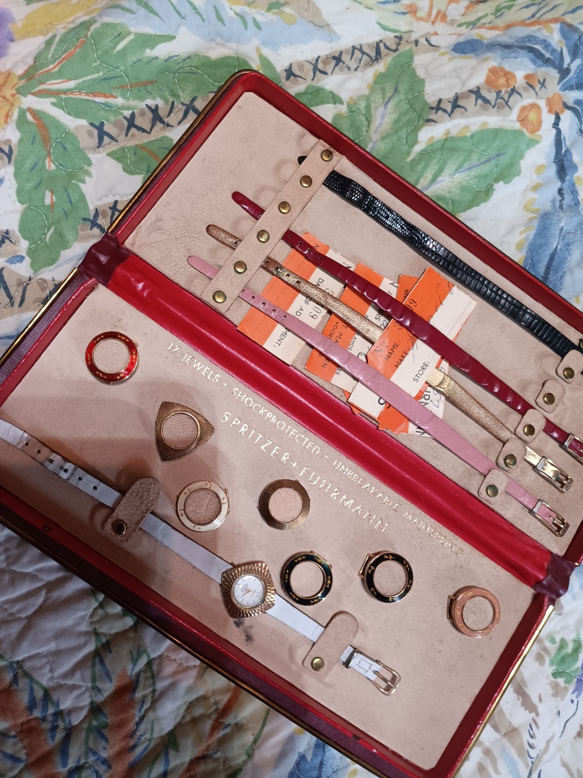 Vintage spritzer and fuhrmann symphonie watch set