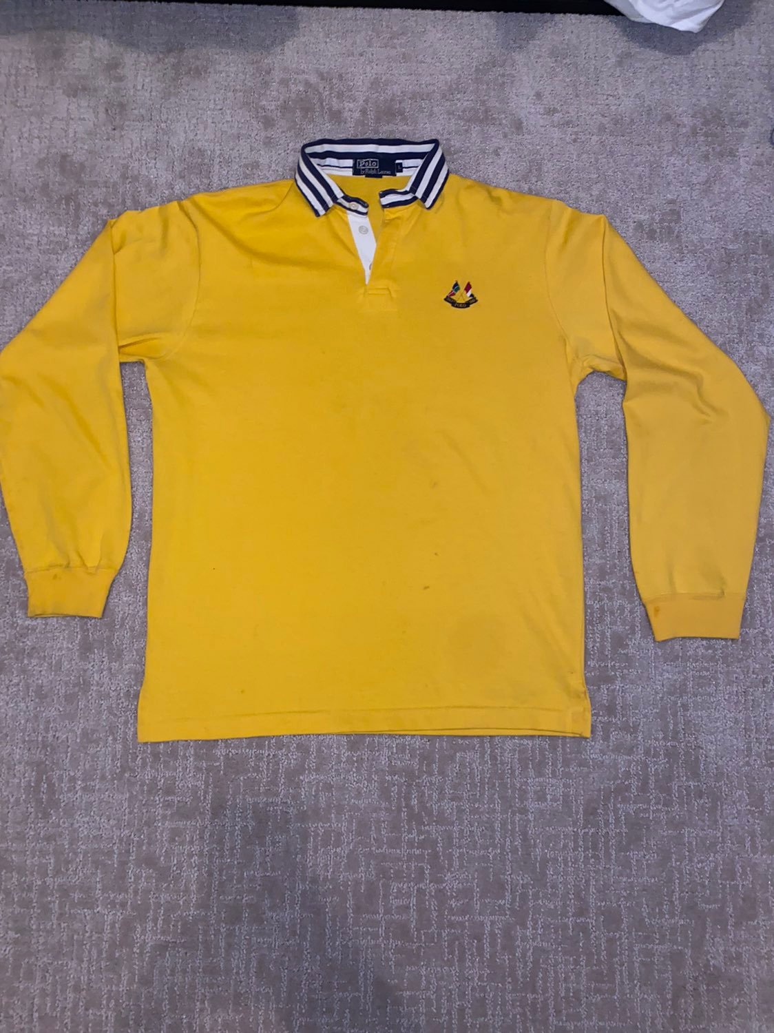 Vintage 80s Ralph Lauren Cross Flags