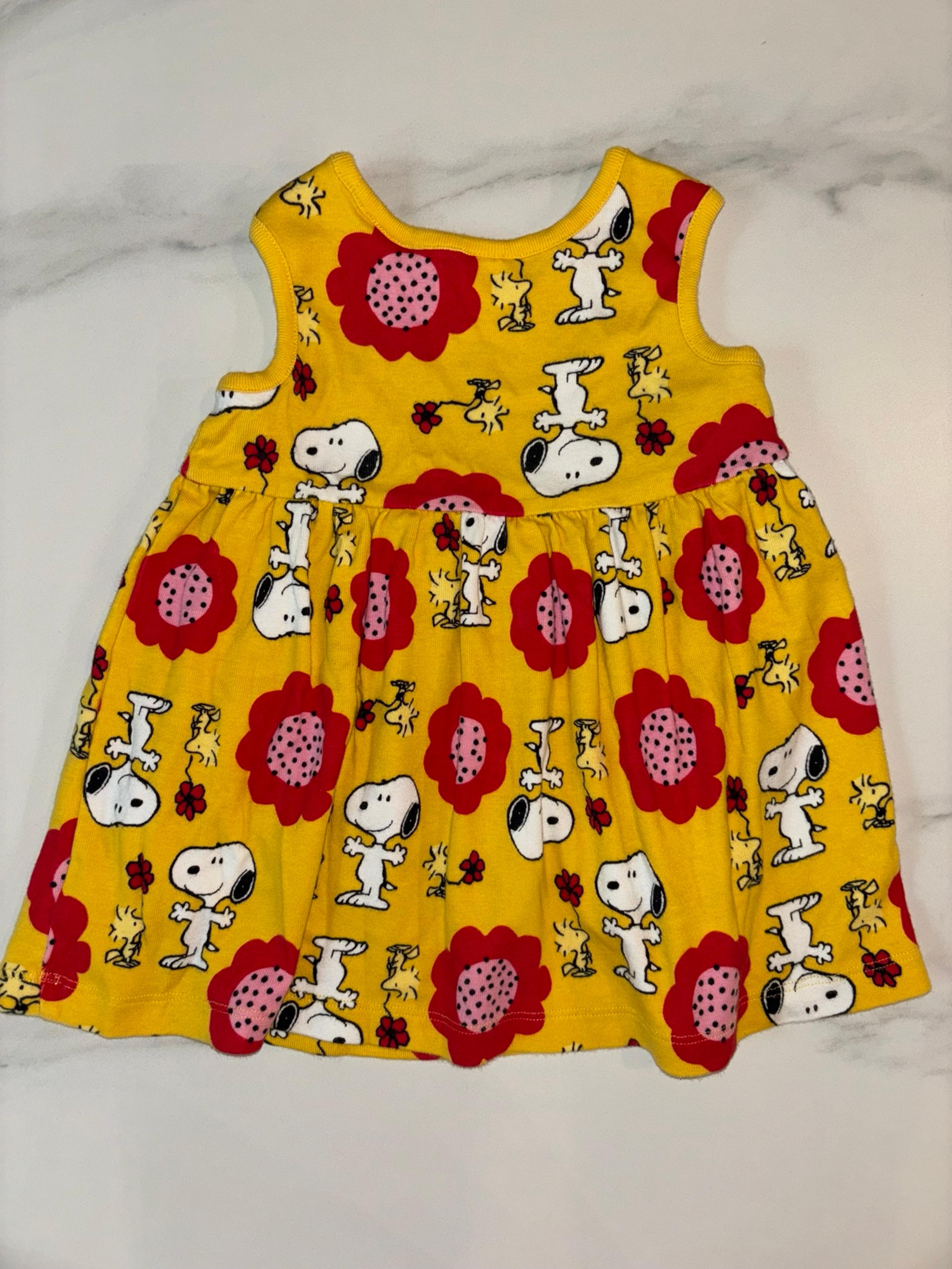 Hanna Andersson Snoopy Dress size 18-24m