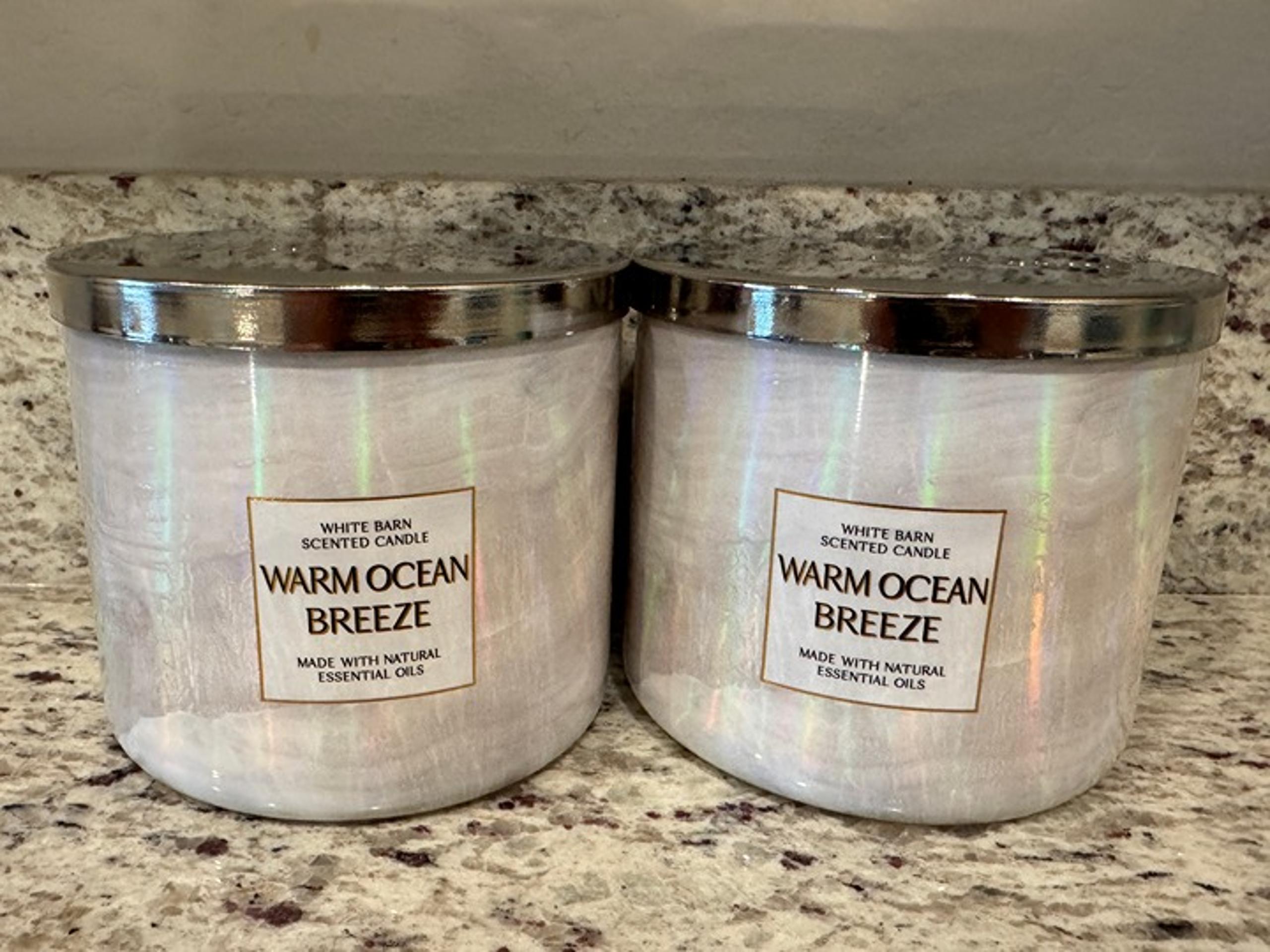 (2) BBW Warm Ocean Breeze Candles