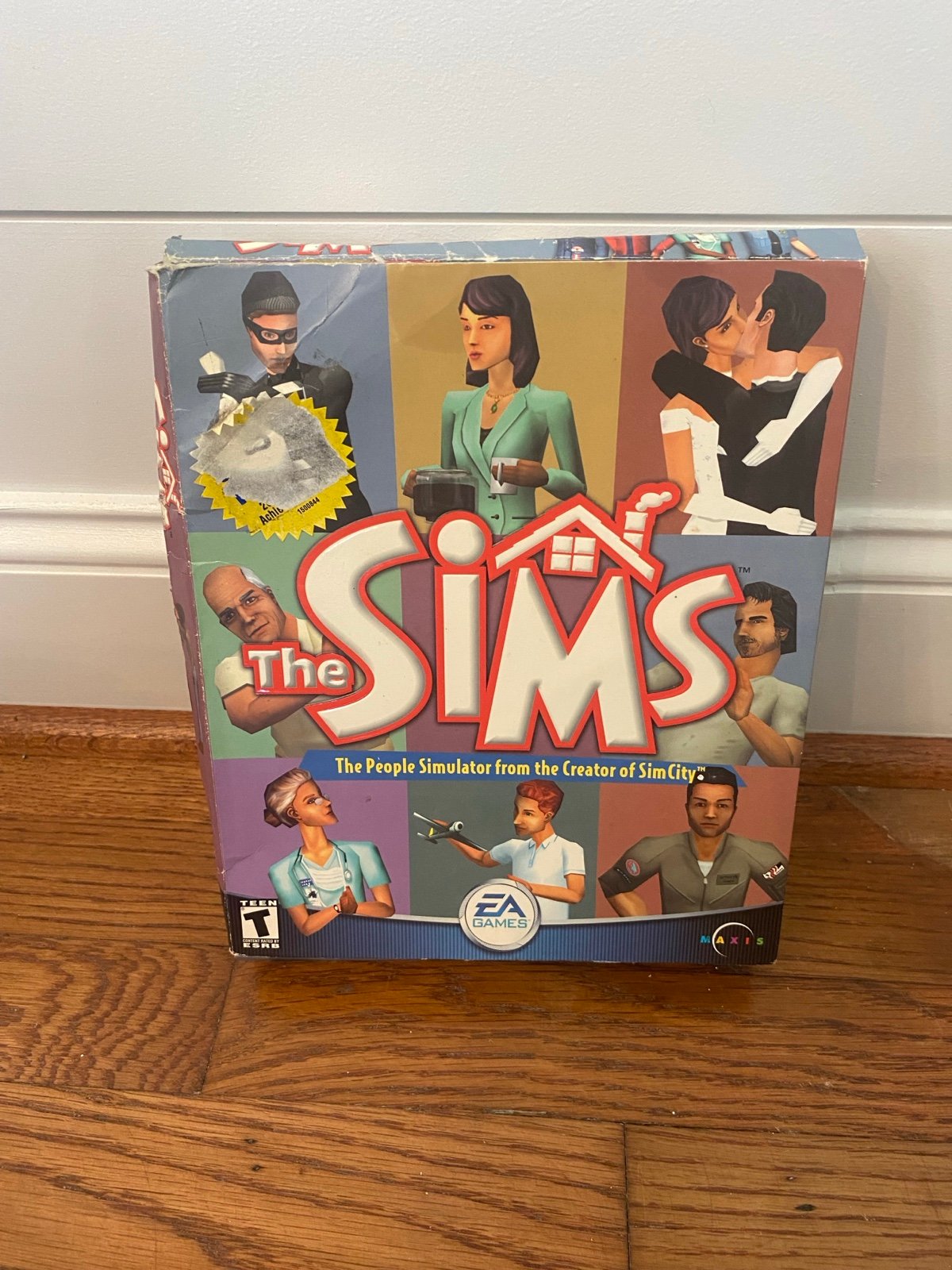 The Sims~ Original Game Big Box Manual & Reference Card PC\CD Windows 95\98 VTG