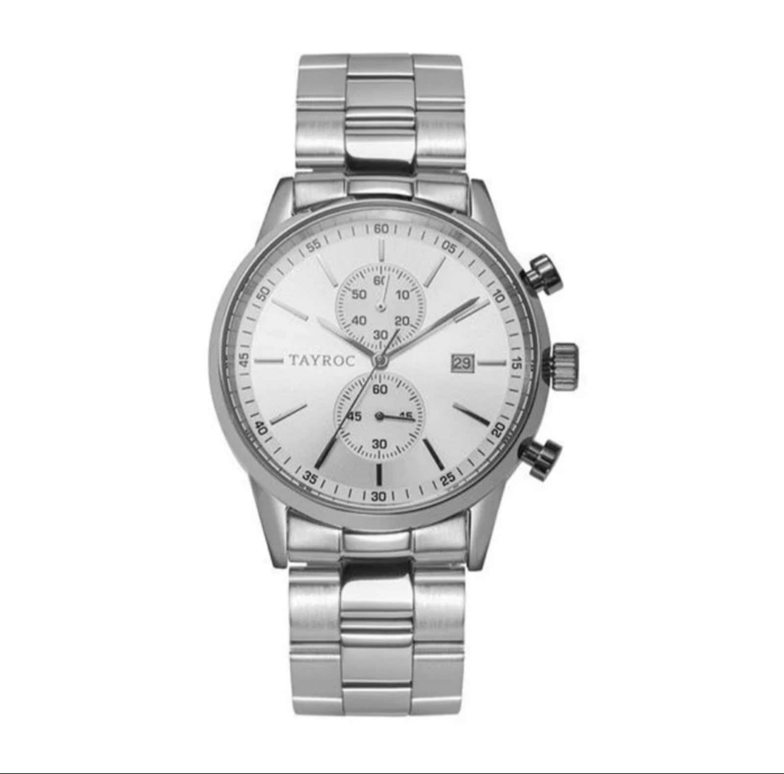 Men's Watch Tayroc Silver Brand New