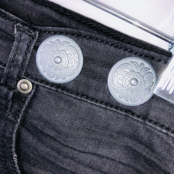 One Teaspoon Lovers Conchos Drop Crotch Shorts 27