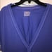 FP Movement by Free People Womens Hot Shot V Neck Open Back Jumpsuit Blue sz L