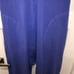 FP Movement by Free People Womens Hot Shot V Neck Open Back Jumpsuit Blue sz L