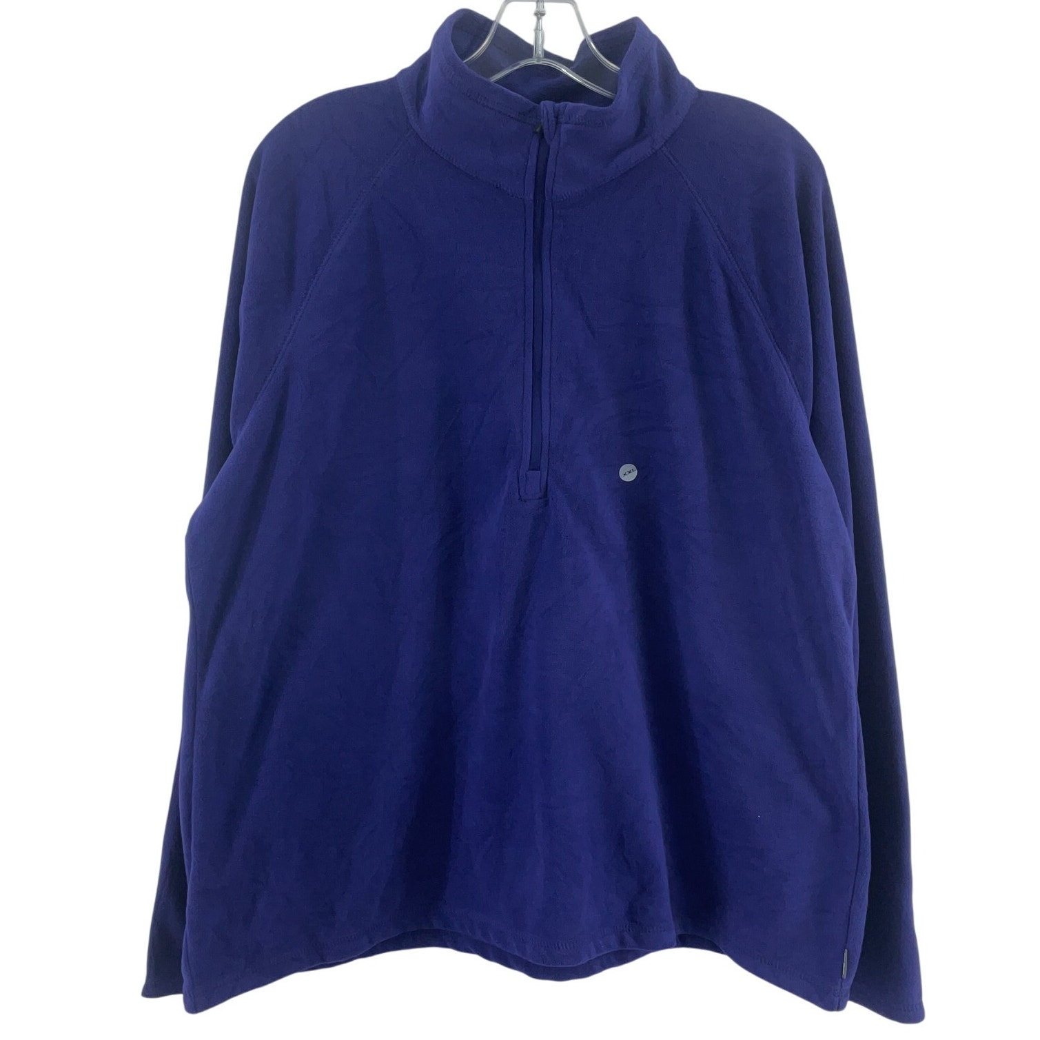 Eddie Bauer Blue Fleece 1/2 Zip Pullover Sweatshirt Women’s 2XL Plus Size NWT