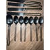 TOWLE NORDIC 18/10 STAINLESS FLATWARE - 34 PIECES Lot Table Of 6 Set