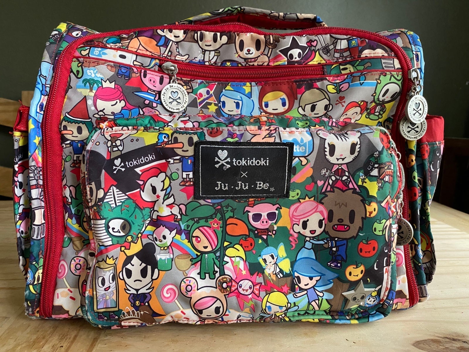 Jujube x tokidoki fairytella bff diaper bag GUC