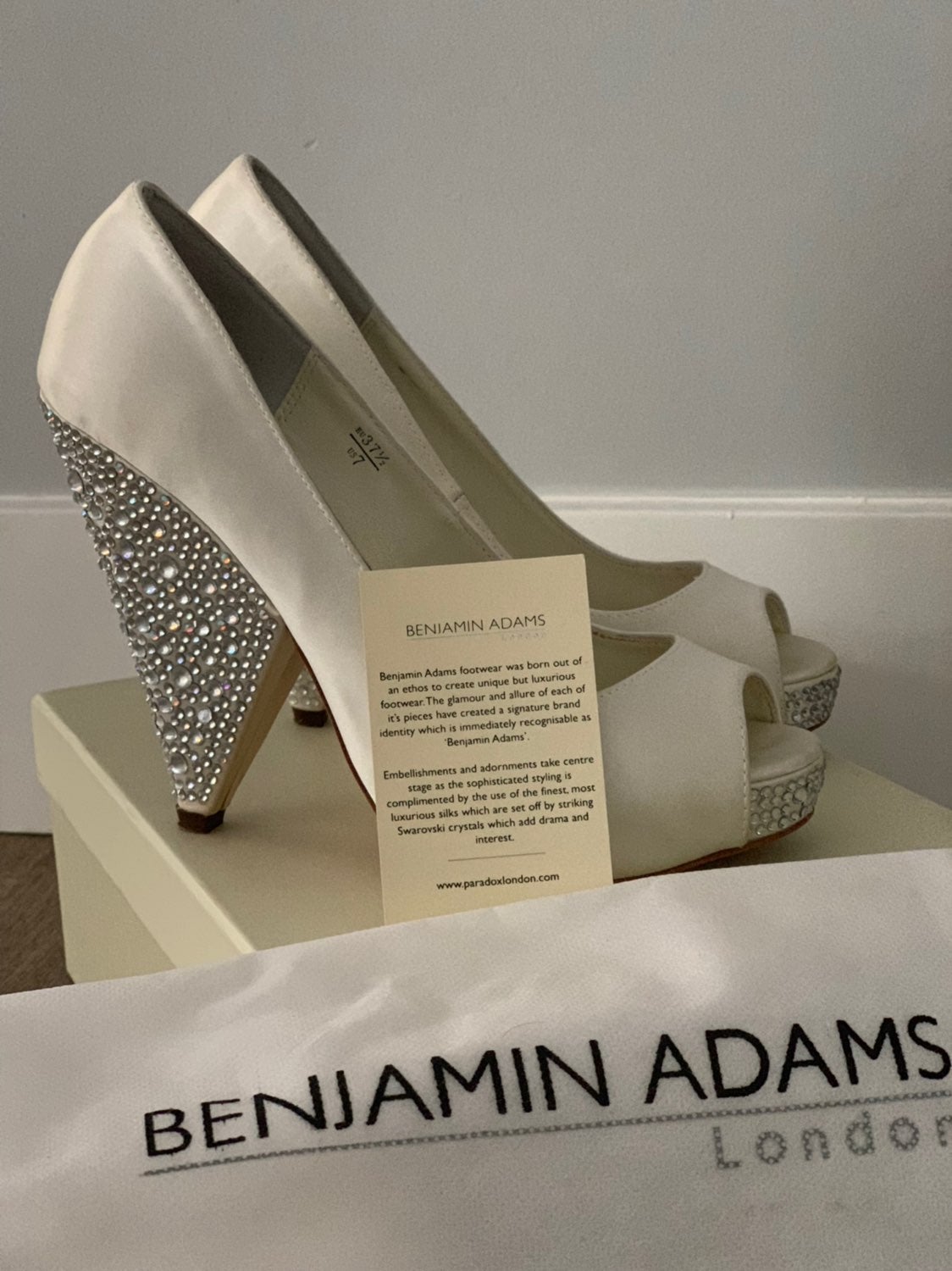 Benjamin Adams Bridal Shoes 7