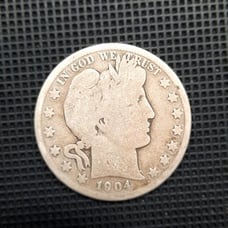 1904-S Barber Half Dollar