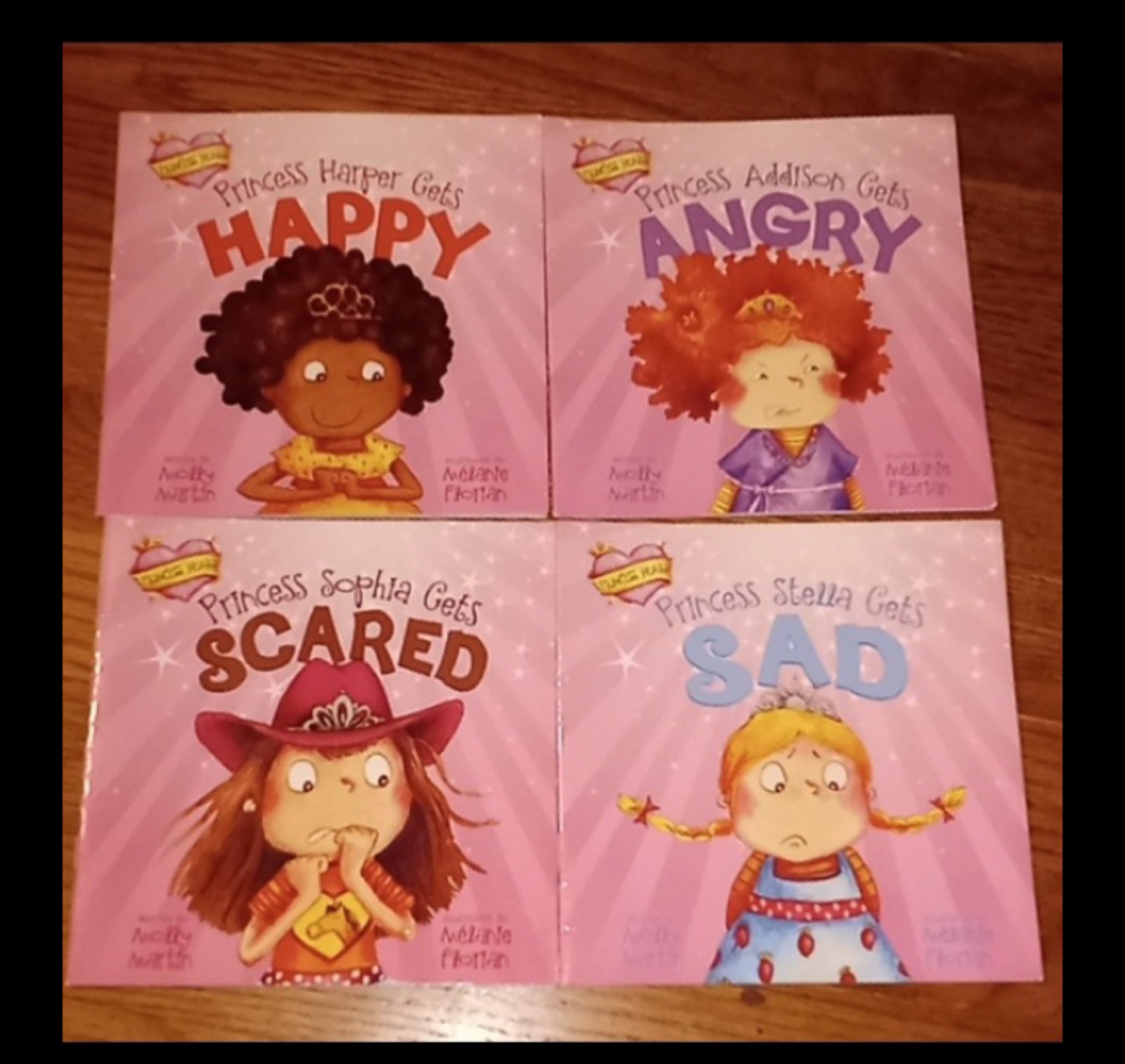 Princess Heart Set of 4 Books on Emotions Gr. Preschool - 1st Gr.