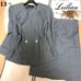 Leilian♡ Set-up, Collarless Jacket, Double Breasted, Skirt, Blue, Size 13+