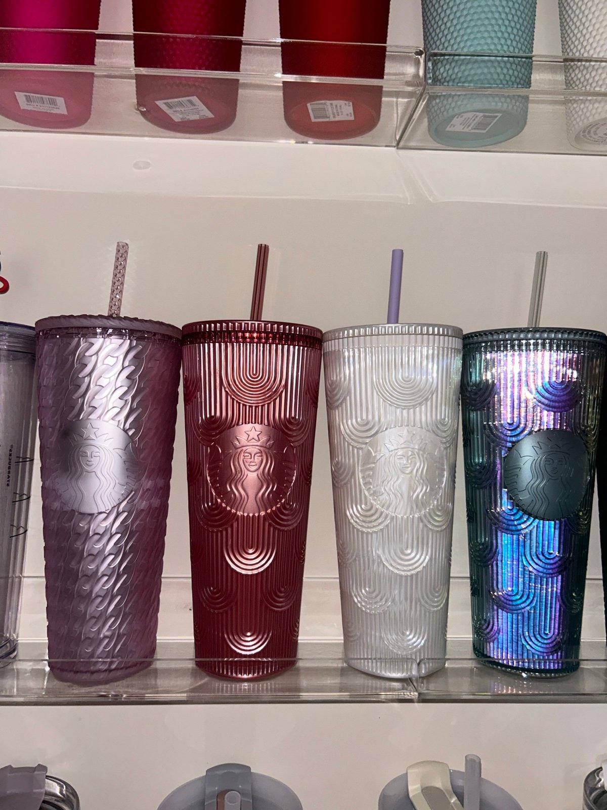 4 new Starbucks venti size tumblers