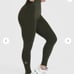 NWT Oner Active EFFORTLESS SEAMLESS LEGGINGS Khaki S - Long Length KNITTED LOGO
