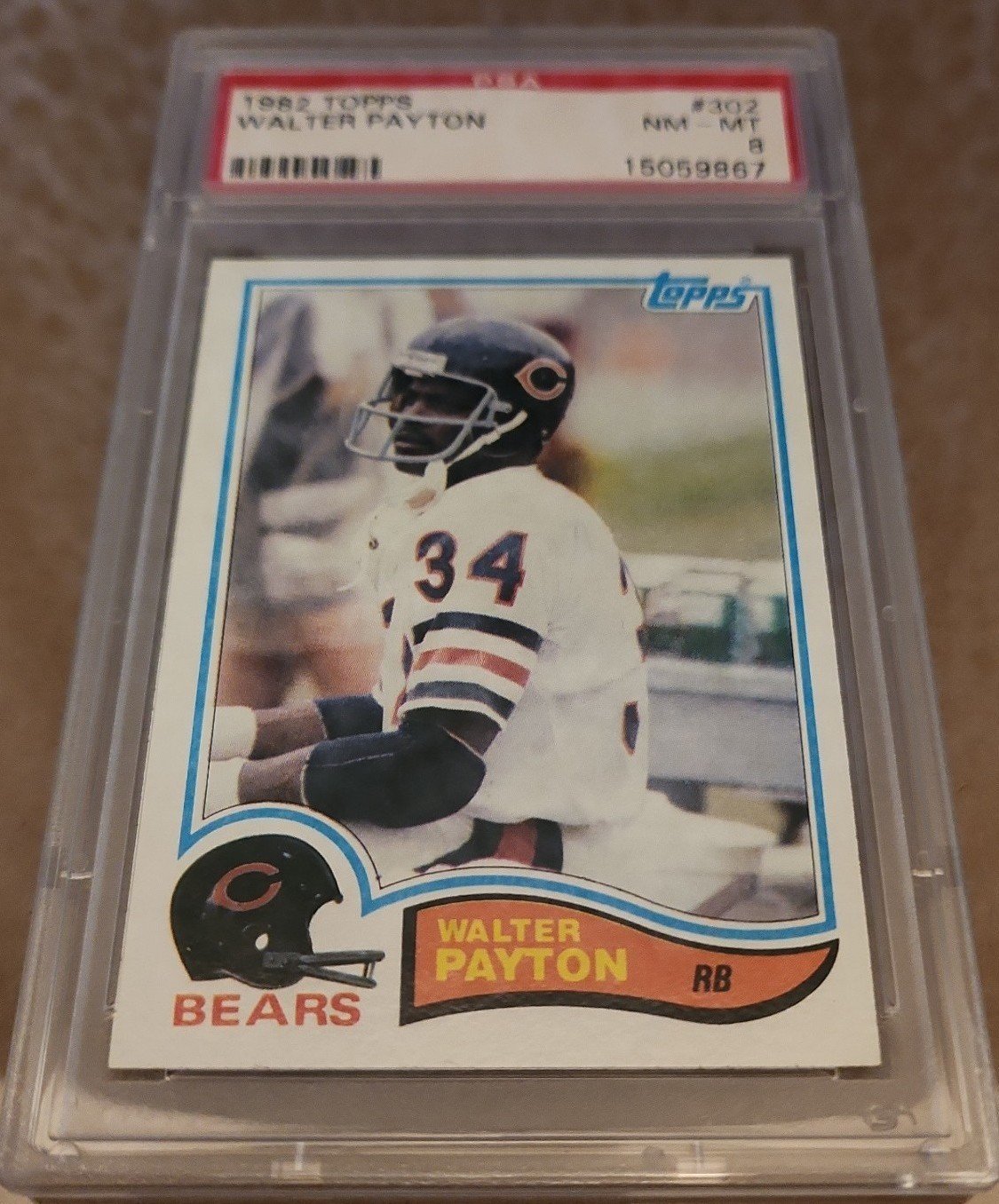 1982 Topps Walter Payton | PSA CardFacts®