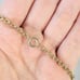 Carnelian Pendant Necklace Gold Tone Chain Women Jewelry Stone Cabochon Vintage