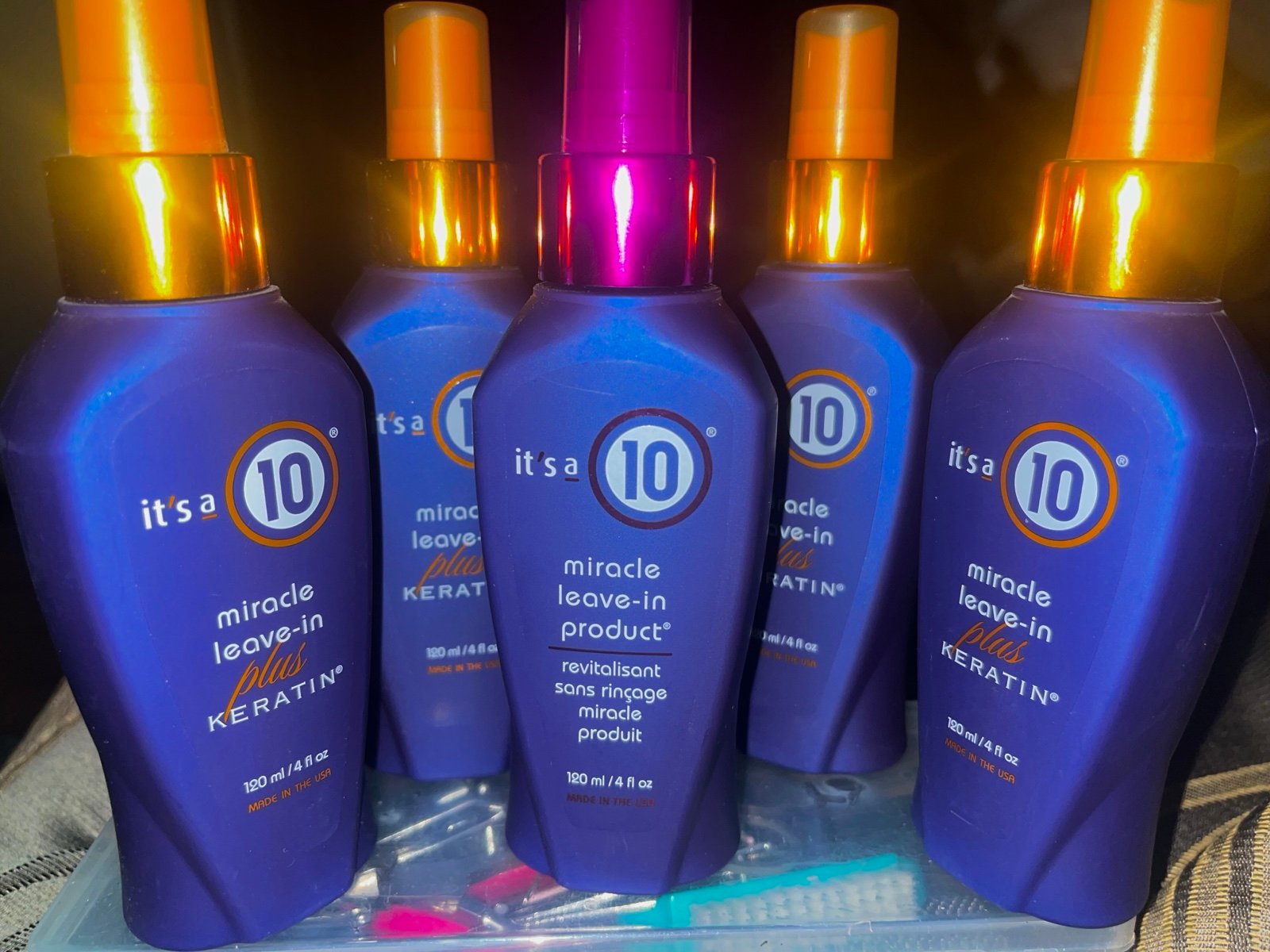 Its a 10 miracle leave in conditioner! New five bottles!