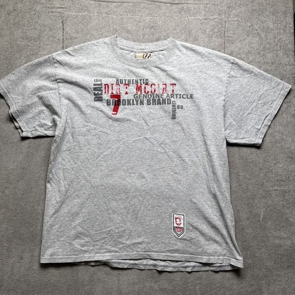 Vintage Dirt Mcgirt ODB Shirt XL Gray Wu Tang Clan Y2K Rap Tee 90s Hip Hop