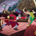 Disney PETER PAN VS CAPTAIN HOOK Sericel Animation Art Serigraph Cel