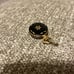 Vintage André Rivalle 17 Jewel Swiss Made Black Enamel Gold Gilt Pendant Watch