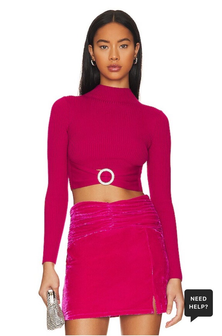 NEW REVOLVE PINK TOP XXS