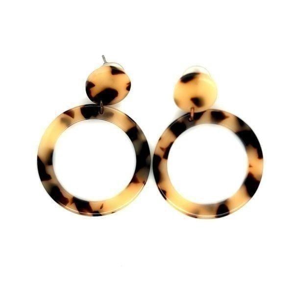 Chunky Tube Hoop Earrings