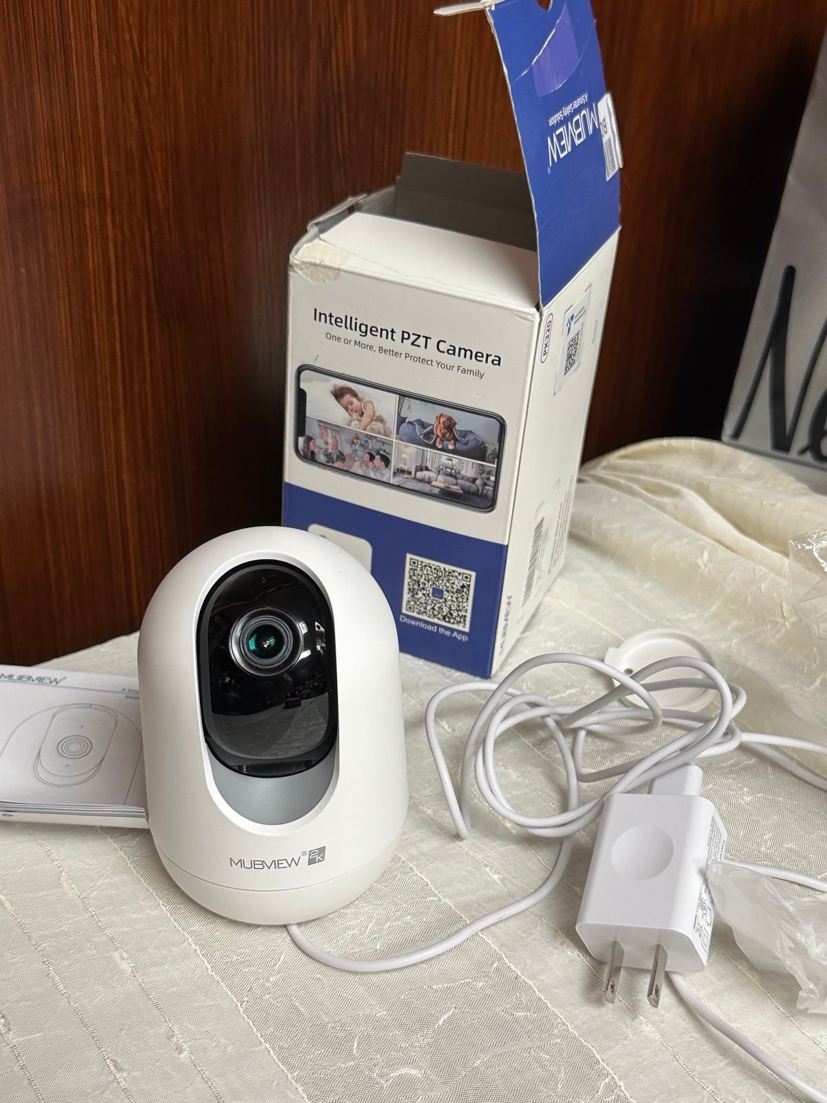 MUBVIEW 2K Indoor PTZ Smart Security Camera