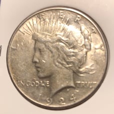 1924-S Peace Dollar
