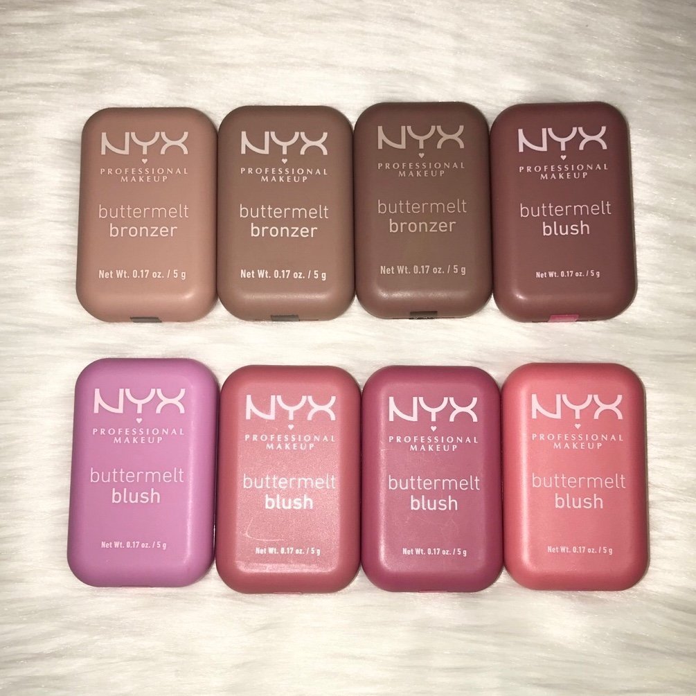 New Bundle of 8 NYX Buttermelt Blush & Bronzer