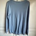 J Jill Sweater Womens Small Light Blue Merino Wool Long Sleeve Round Neck